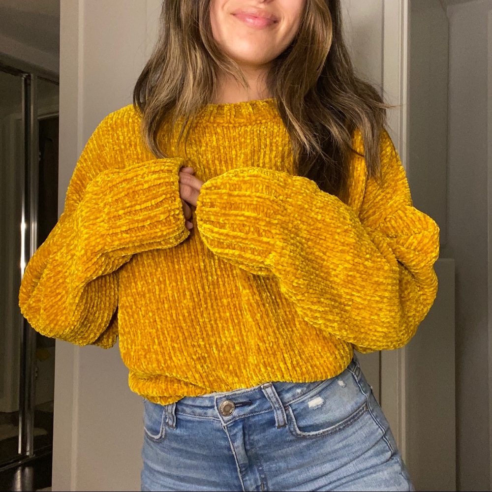 Sanctuary Mustard Yellow Sweater